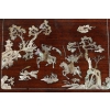 4 Panneaux d’un Coffret en Bois et Incrustation, Scènes Chinoises, XIXème Siècle. | Biron 4 Panneaux d’un Coffret en Bois et Incrustation, Scènes Chinoises, XIXème Siècle.
