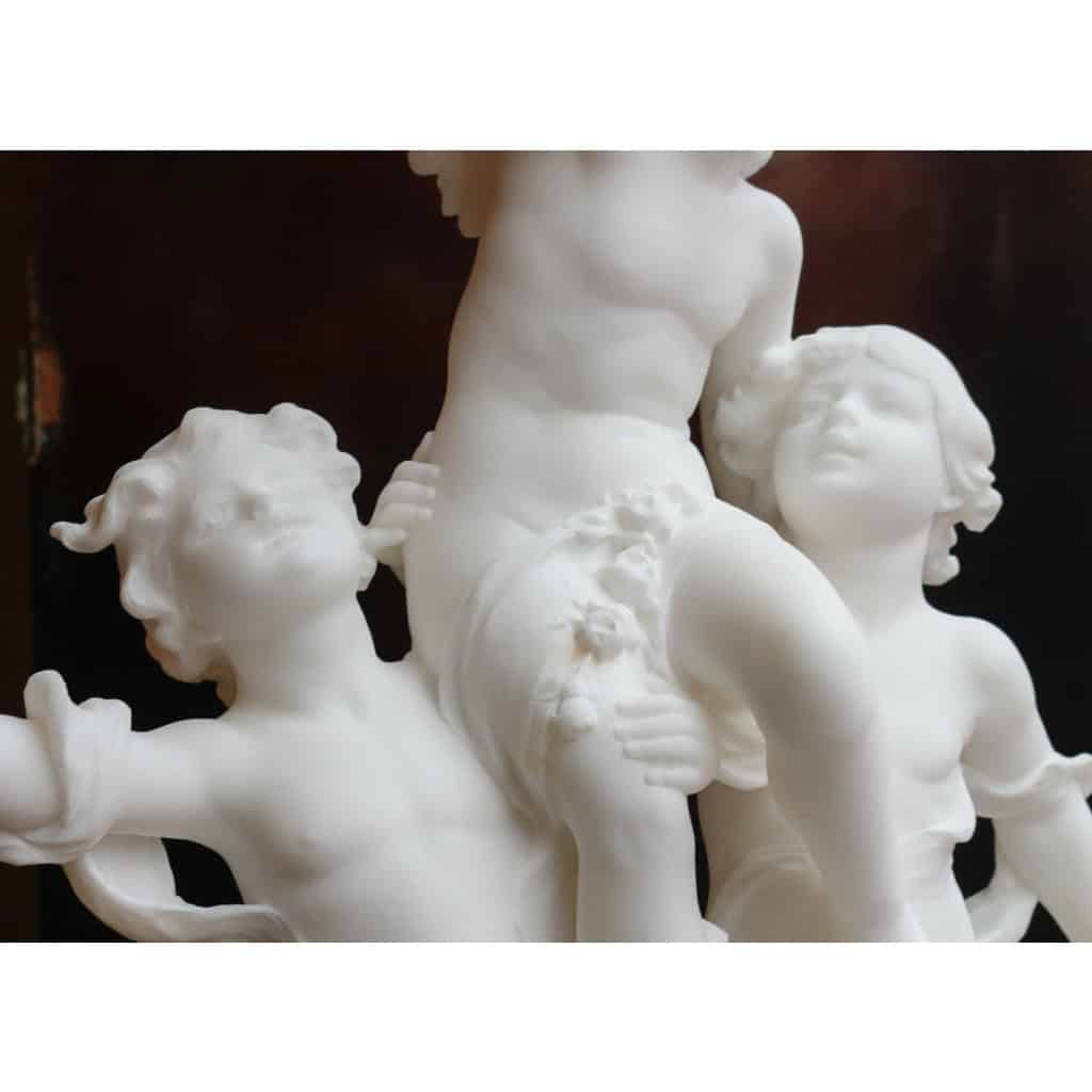 Trio d’anges en marbre, A Cipriani | Biron Trio d'anges en marbre, A Cipriani