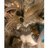1950′ Lustre Cristal Murano Avec Inclusions Feuilles d’Or 6 Branches | Biron 1950′ Lustre Cristal Murano Avec Inclusions Feuilles d’Or 6 Branches