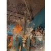 1950′ Lustre Cristal Murano Avec Inclusions Feuilles d’Or 6 Branches | Biron 1950′ Lustre Cristal Murano Avec Inclusions Feuilles d’Or 6 Branches