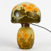 LAMPE DE GALLÉ A DÉCOR DE RENONCULES DES MARAIS | Biron |||||||