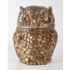 Sceau à glace en forme de hibou en métal argenté, 1970 | Biron |||||||