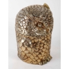Sceau à glace en forme de hibou en métal argenté, 1970 | Biron Sceau à glace en forme de hibou en métal argenté, 1970