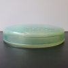 René Lalique (1860-1945) Boite Ronde Grande Muguet Vert Mint Opalescent 1921 | Biron René Lalique (1860-1945) Boite Ronde Grande Muguet Vert Mint Opalescent 1921