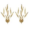 Paire d’appliques ‘Feuillage’ des années 1960 par Maison FlorArt | Biron |||||