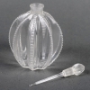 Flacon « Grégoire » verre blanc de René LALIQUE | Biron Flacon "Grégoire" verre blanc de René LALIQUE