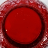 Vase "Méduse" verre rouge patiné blanc de René LALIQUE Vase "Méduse" verre rouge patiné blanc de René LALIQUE
