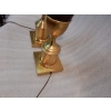 1970′ Paire De Lampes En Bronze Style Maison Charles Avec Oeuf En Bakélite Couleur Ambrée | Biron 1970′ Paire De Lampes En Bronze Style Maison Charles Avec Oeuf En Bakélite Couleur Ambrée