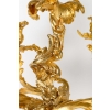 Importants candélabres en bronze doré et ciselé à 4 bras, style Rocaille Louis XV. Époque Napoléon III | Biron Importants candélabres en bronze doré et ciselé à 4 bras, style Rocaille Louis XV. Époque Napoléon III