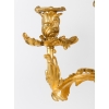 Importants candélabres en bronze doré et ciselé à 4 bras, style Rocaille Louis XV. Époque Napoléon III | Biron Importants candélabres en bronze doré et ciselé à 4 bras, style Rocaille Louis XV. Époque Napoléon III