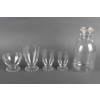 Service « Boules – Andlau » verre blanc de René LALIQUE – 34 pièces | Biron ||||||||||