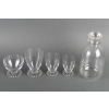 Service « Boules – Andlau » verre blanc de René LALIQUE – 34 pièces | Biron Service "Boules - Andlau" verre blanc de René LALIQUE - 34 pièces