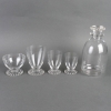 Service « Boules – Andlau » verre blanc de René LALIQUE – 34 pièces | Biron Service "Boules - Andlau" verre blanc de René LALIQUE - 34 pièces