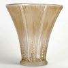 Vase « Epis » verre blanc patiné sépia de René LALIQUE | Biron Vase "Epis" verre blanc patiné sépia de René LALIQUE