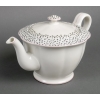 Service Café & Thé « Pois et Nœuds » porcelaine de Limoges de Suzanne Lalique pour Haviland | Biron Service Café & Thé "Pois et Nœuds" porcelaine de Limoges de Suzanne Lalique pour Haviland