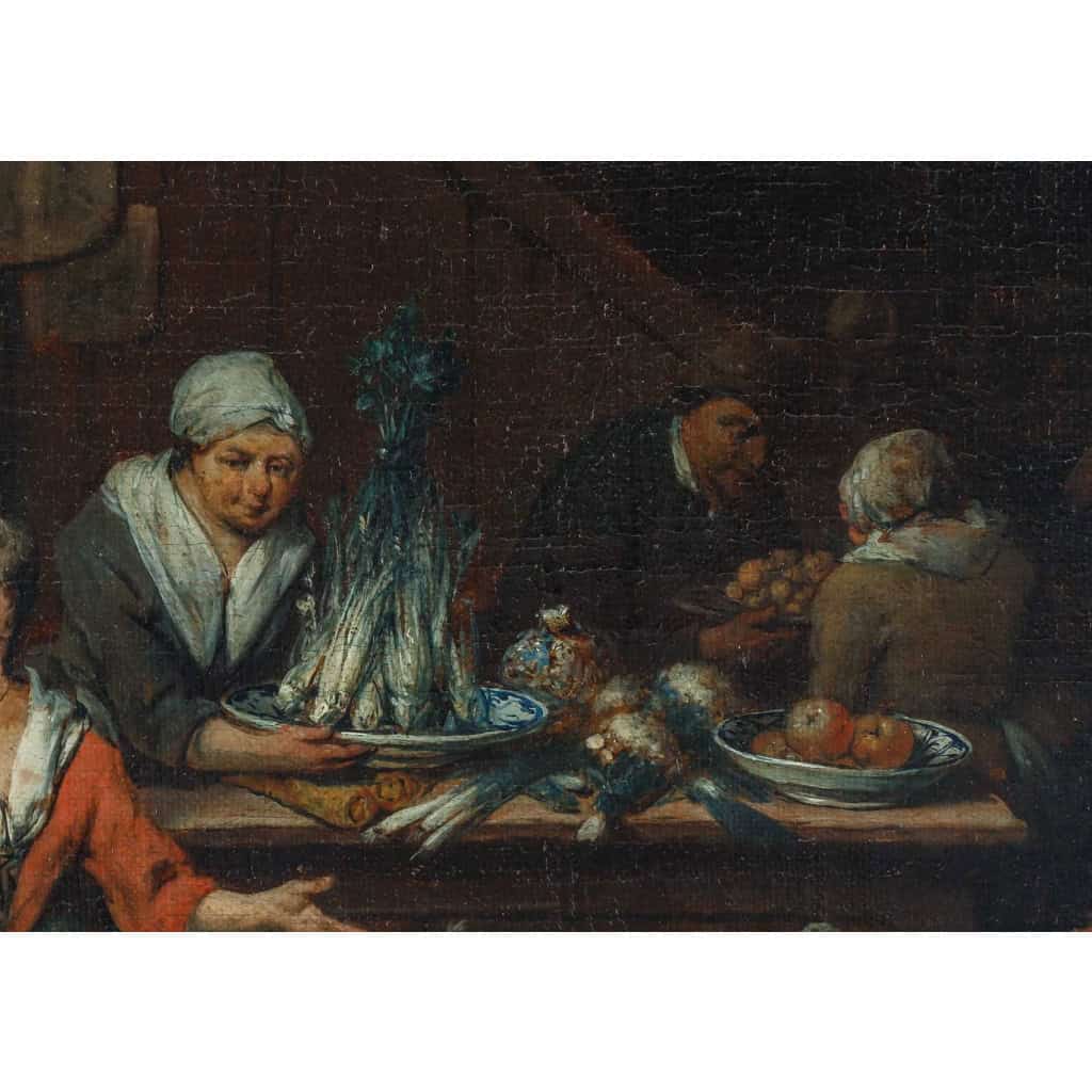 Retour du marché. Jan-Baptist Lambrechts 1680-1731 | Biron Retour du marché. Jan-Baptist Lambrechts 1680-1731