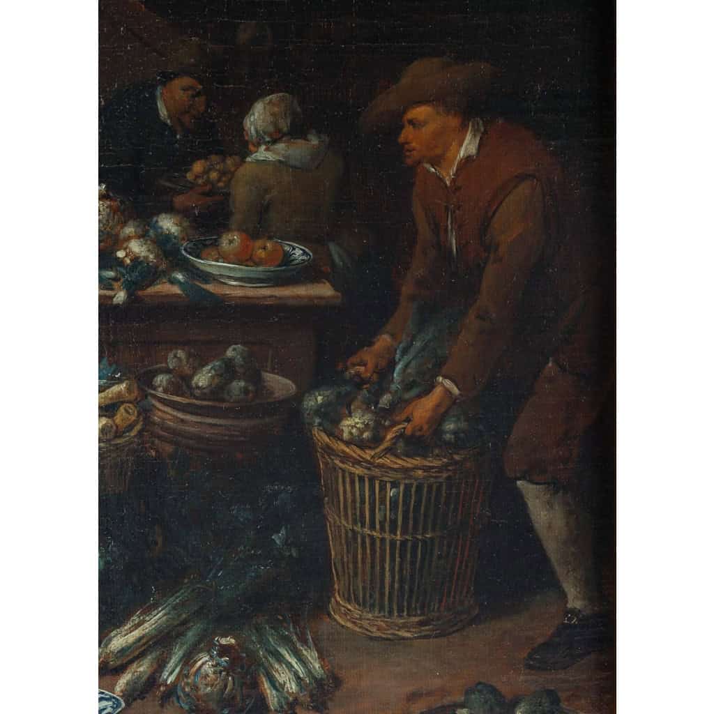 Retour du marché. Jan-Baptist Lambrechts 1680-1731 | Biron Retour du marché. Jan-Baptist Lambrechts 1680-1731