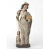 Sainte Catherine d’Alexandrie, Sculpture polychrome et dorée. France milieu XVIe siècle. | Biron ||||||||