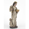 Sainte Catherine d’Alexandrie, Sculpture polychrome et dorée. France milieu XVIe siècle. | Biron Sainte Catherine d’Alexandrie, Sculpture polychrome et dorée. France milieu XVIe siècle.