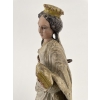 Sainte Catherine d’Alexandrie, Sculpture polychrome et dorée. France milieu XVIe siècle. | Biron Sainte Catherine d’Alexandrie, Sculpture polychrome et dorée. France milieu XVIe siècle.