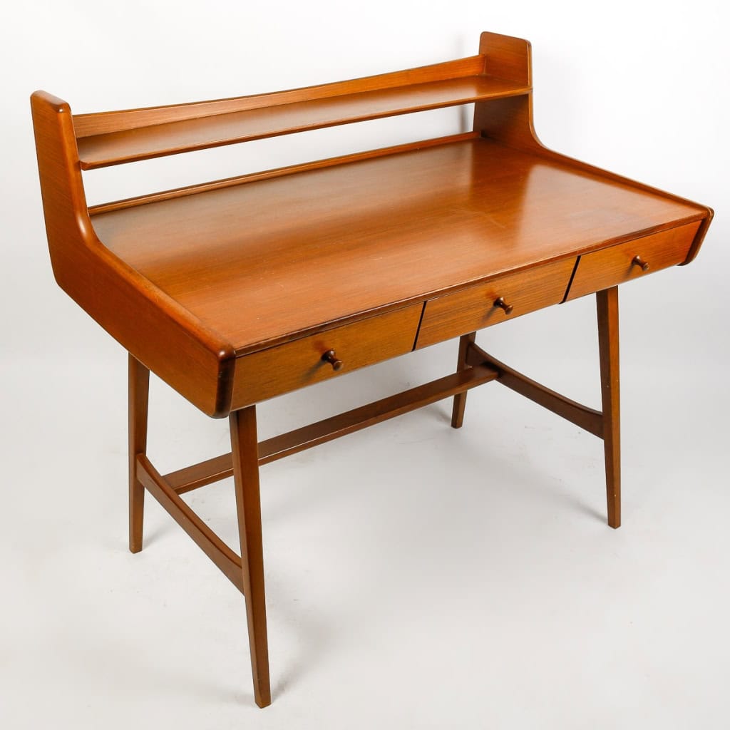 Bureau en acajou des années 1960 | Biron Bureau en acajou des années 1960