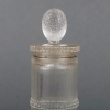 Flacon « Fleurs Vives » verre blanc de René LALIQUE pour Volnay | Biron Flacon "Fleurs Vives" verre blanc de René LALIQUE pour Volnay