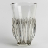Vase « Gerardmer » verre blanc patiné gris de René LALIQUE | Biron ||||||