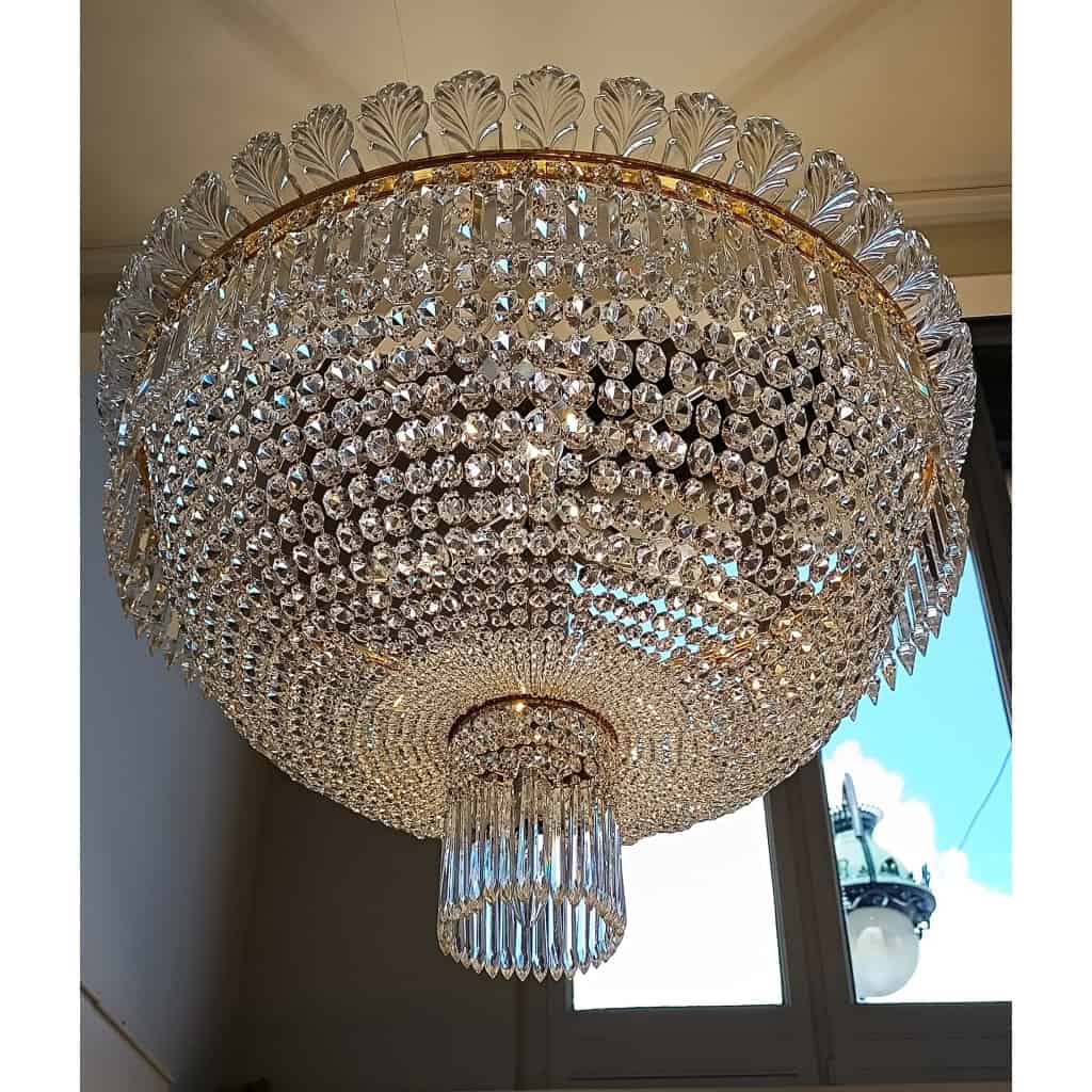 Grand lustre Corbeille – Maison Baccarat | Biron Grand lustre Corbeille - Maison Baccarat