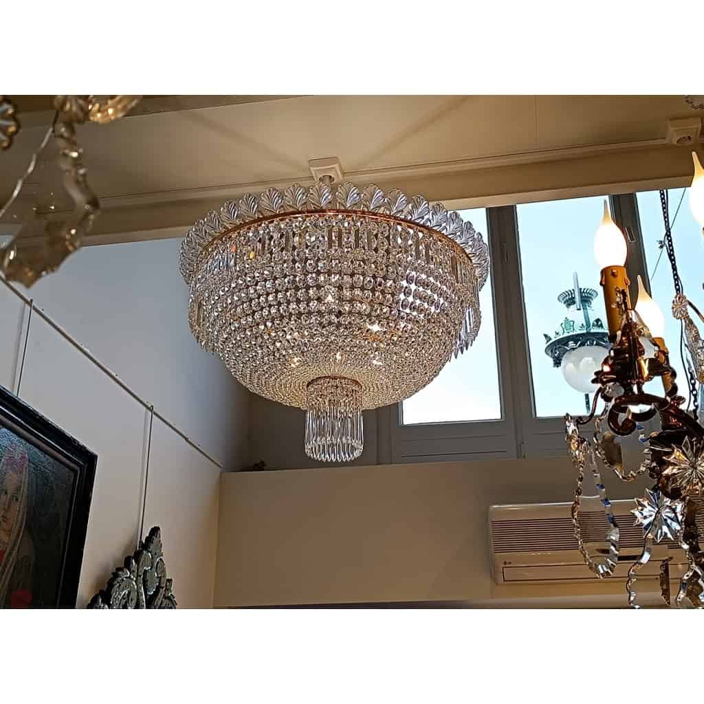 Grand lustre Corbeille – Maison Baccarat | Biron Grand lustre Corbeille - Maison Baccarat