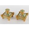 Paire de flacons en porcelaine attribués à Jacob Petit, circa 1835 | Biron ||||||||||
