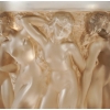 Vase « Bacchantes » verre patiné sépia de René LALIQUE | Biron Vase "Bacchantes" verre patiné sépia de René LALIQUE
