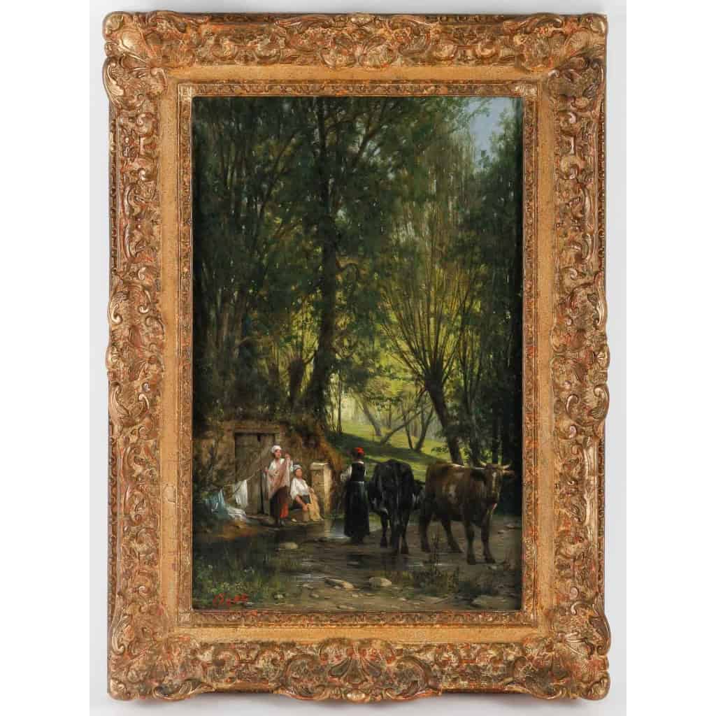 Léon LEGAT(1829-1892). Le Sous-bois. | Biron ||||||||||