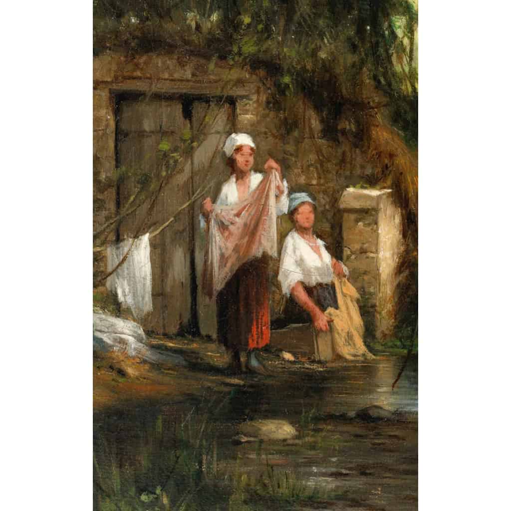 Léon LEGAT(1829-1892). Le Sous-bois. | Biron Léon LEGAT(1829-1892). Le Sous-bois.