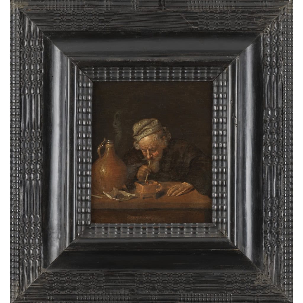 Le Fumeur – Quiringh Gerritsz van Brekelenkam (c. 1620 – 1668) | Biron ||||||