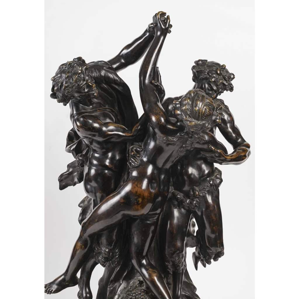Spectaculaire bronze à trois personnages signée Clodion | Biron Spectaculaire bronze à trois personnages signée Clodion