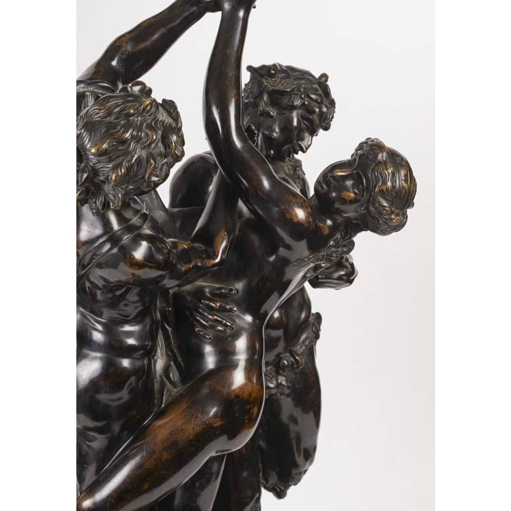 Spectaculaire bronze à trois personnages signée Clodion | Biron Spectaculaire bronze à trois personnages signée Clodion