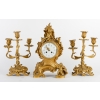 Une garniture en bronze doré de style louis XV fin XIXème siècle | Biron |||||||||||||||