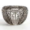 Boîte « Quatre Scarabées » verre blanc patiné gris de René LALIQUE | Biron Boîte "Quatre Scarabées" verre blanc patiné gris de René LALIQUE