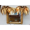 1970′ Miroir Aux Palmiers Éclairants Pièce Unique et Originale Par Barbier, Jansen, Fernandez, Faure | Biron 1970′ Miroir Aux Palmiers Éclairants Pièce Unique et Originale Par Barbier, Jansen, Fernandez, Faure