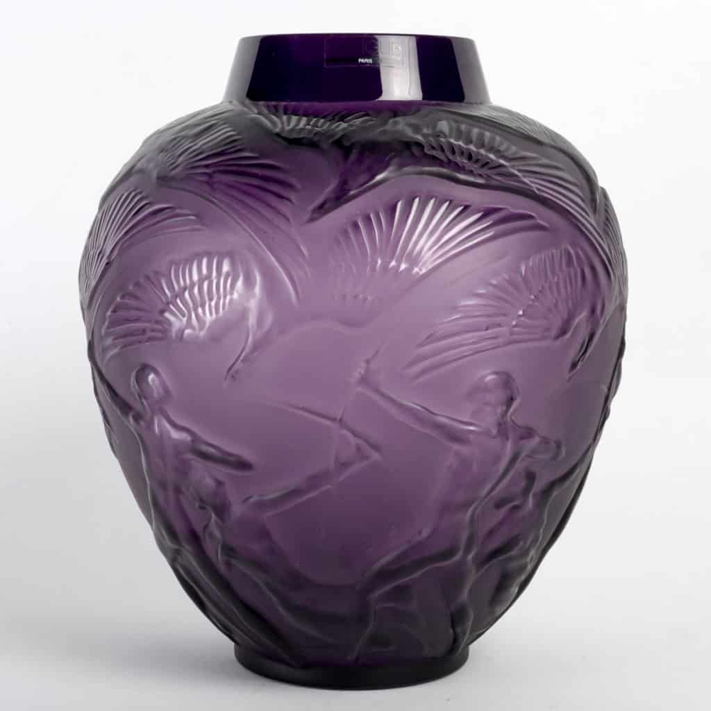 Vase « Archers » cristal violet de LALIQUE FRANCE | Biron |||||||