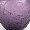 Vase « Archers » cristal violet de LALIQUE FRANCE | Biron Vase "Archers" cristal violet de LALIQUE FRANCE