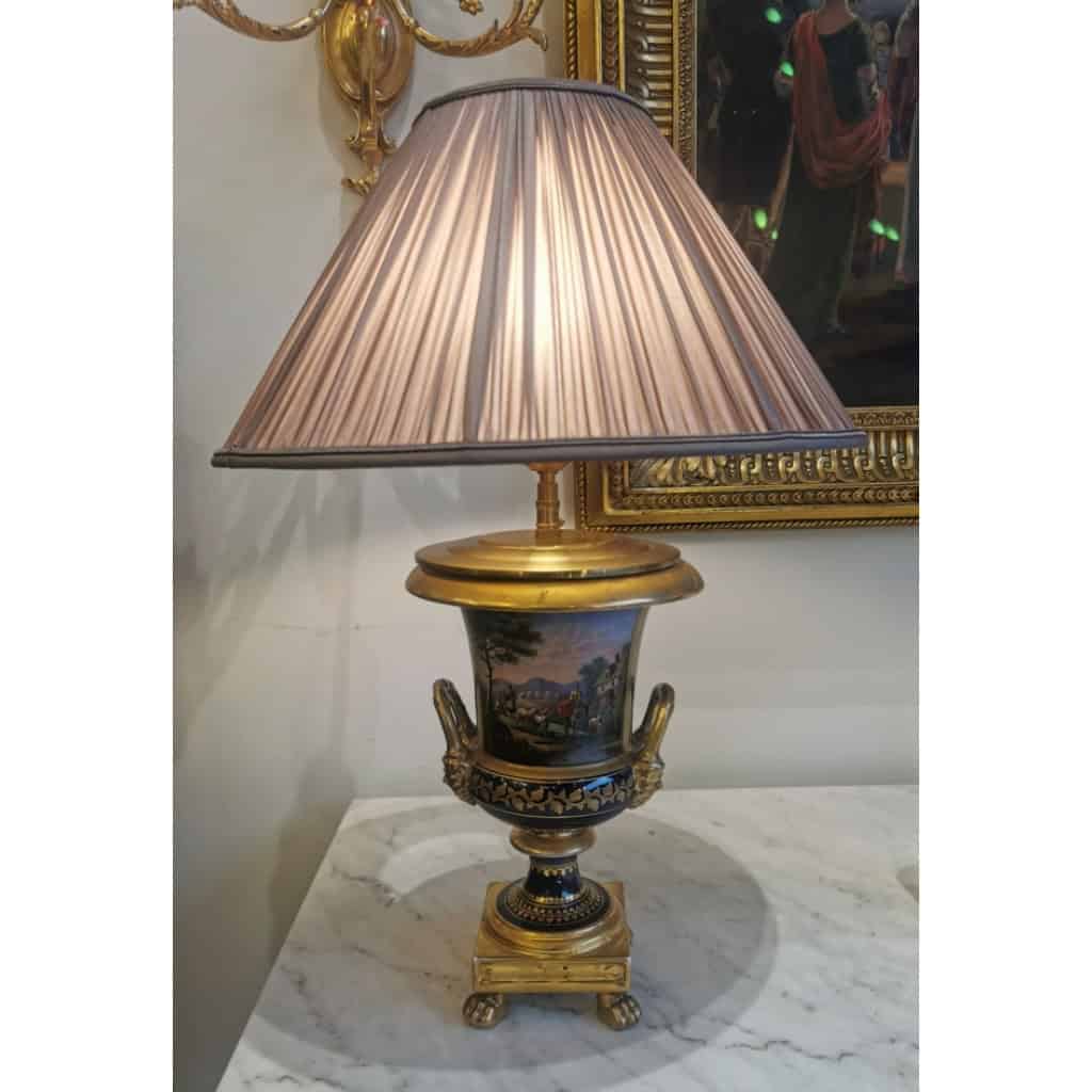 Paire De Lampes En Porcelaine Limoges | Biron Paire De Lampes En Porcelaine Limoges