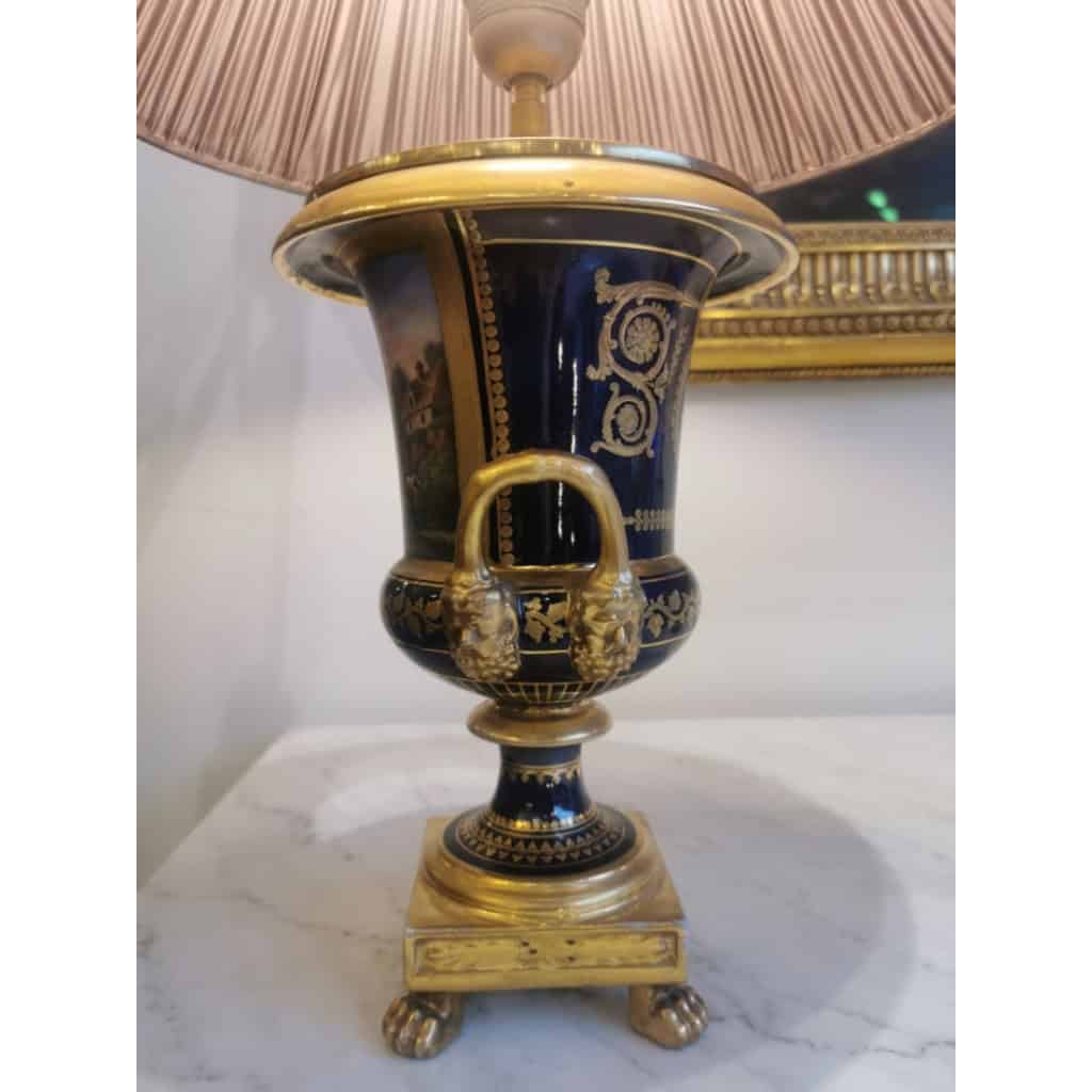 Paire De Lampes En Porcelaine Limoges | Biron Paire De Lampes En Porcelaine Limoges