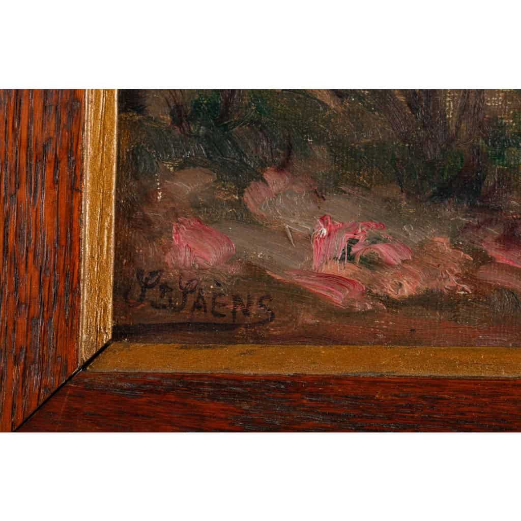Paysage, Camille St-Saëns, fin XIXème siècle | Biron Paysage, Camille St-Saëns, fin XIXème siècle
