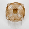 Flacon « Carnettes Guêpes » verre blanc patiné sépia de René LALIQUE | Biron Flacon "Carnettes Guêpes" verre blanc patiné sépia de René LALIQUE