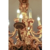 Un lustre en bronze doré de style louis XIV fin XIXème siècle | Biron Un lustre en bronze doré de style louis XIV fin XIXème siècle