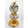 Une belle garniture de cheminée en bronze doré et cristal Baccarat | Biron Une belle garniture de cheminée en bronze doré et cristal Baccarat