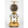 Une belle garniture de cheminée en bronze doré et cristal Baccarat | Biron Une belle garniture de cheminée en bronze doré et cristal Baccarat