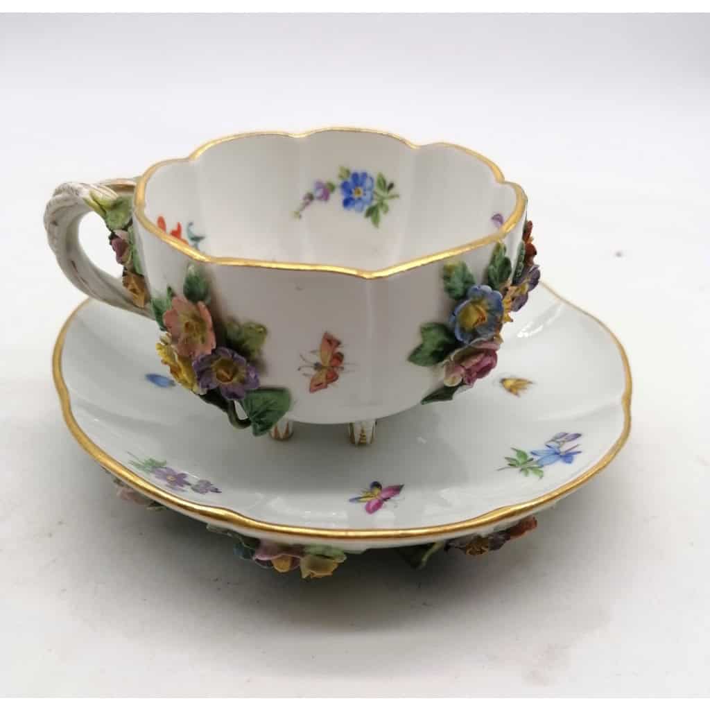 Tasse En Porcelaine De Meissen XIXème | Biron ||