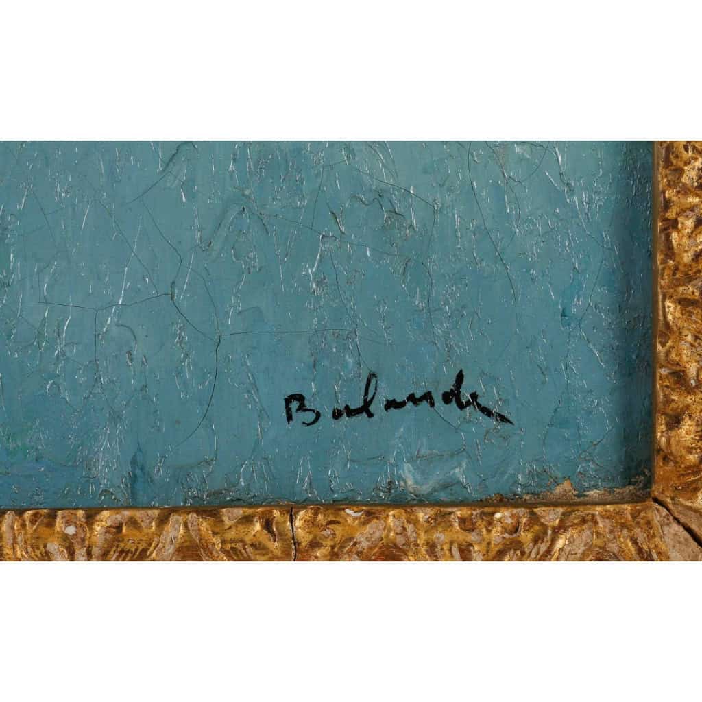 GASTON BALANDE HUILE SUR TOILE | Biron GASTON BALANDE HUILE SUR TOILE